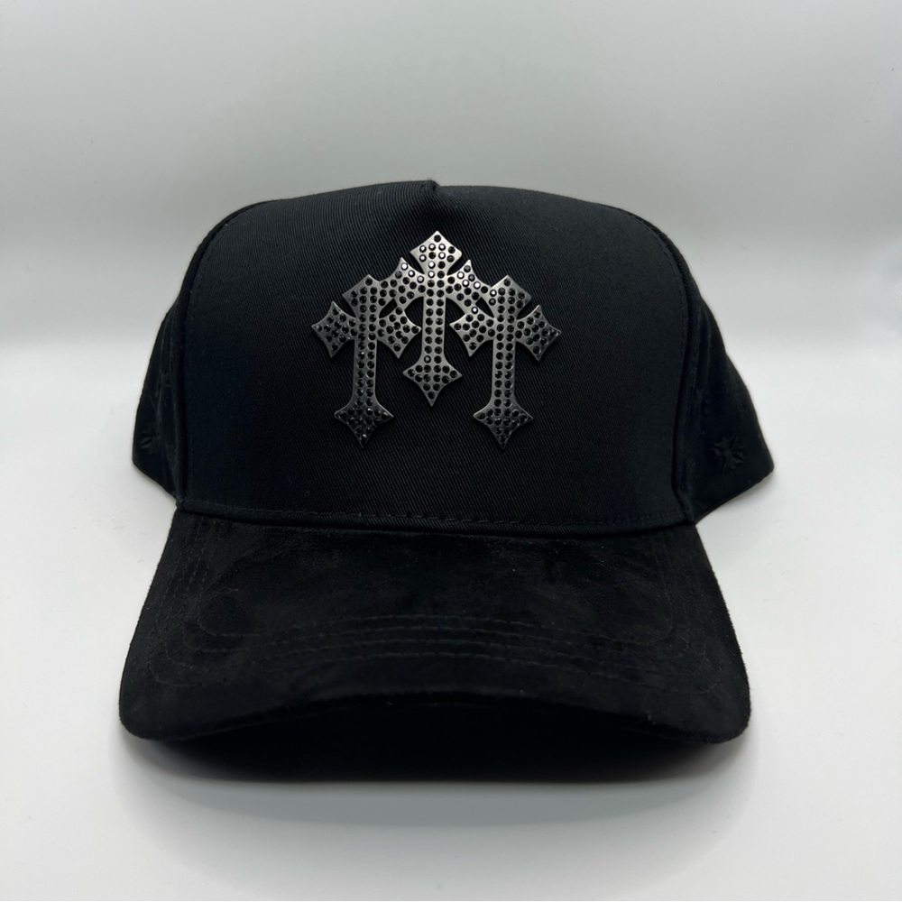 EL BARBAS HATS X RICH THE KID - CHROME I BLACKOUT - Brand New ✅️ Fast Shipping
